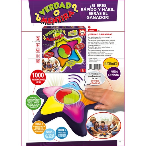 [8412668169890] Juego ¿Verdad o Mentira?