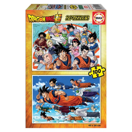 [8412668182141] Puzzle Dragon Ball Super 2x100pzs