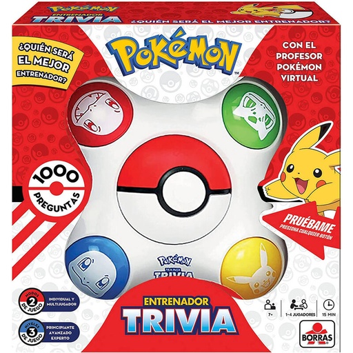 [8412668194410] Juego mesa Trivia Pokemon