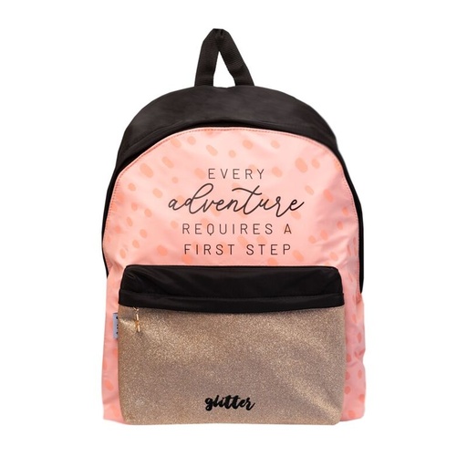 [8435497222666] Mochila Every Adventure Requires a First Step Glitter 42cm