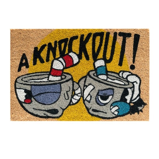 [8435497293642] Felpudo Knockout Cuphead