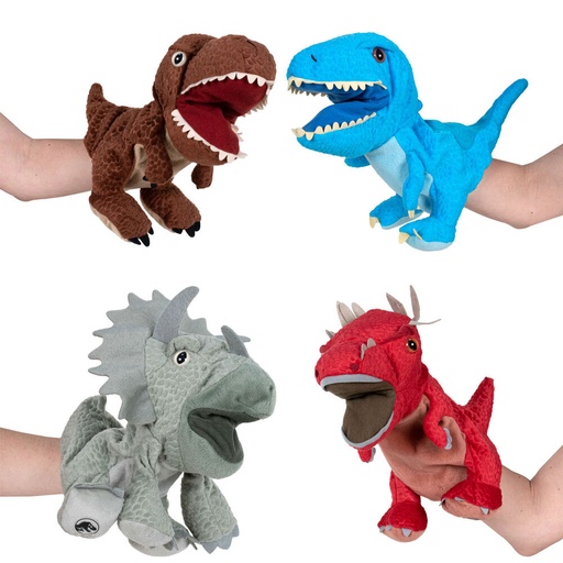 [JurassicWorldPlushPuppet] Peluche marioneta dinosaurio Jurassic World surtido