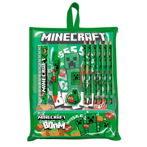 [8435507884983] Set papeleria Minecraft