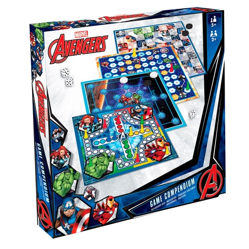 [5411068303111] Set 4 juegos de mesa Los Vengadores Avengers Marvel