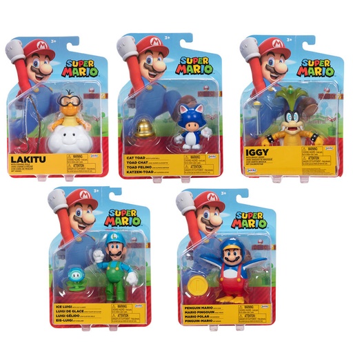 [0192995413764] Figura serie 31 Super Mario Bros 10cm surtido