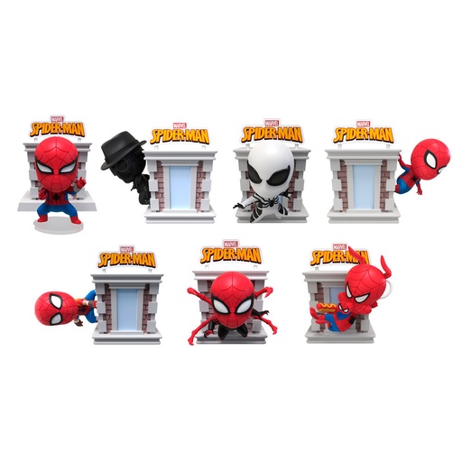 [10843309197166] Figura sorpresa Tower Hero Box Spiderman Marvel surtido