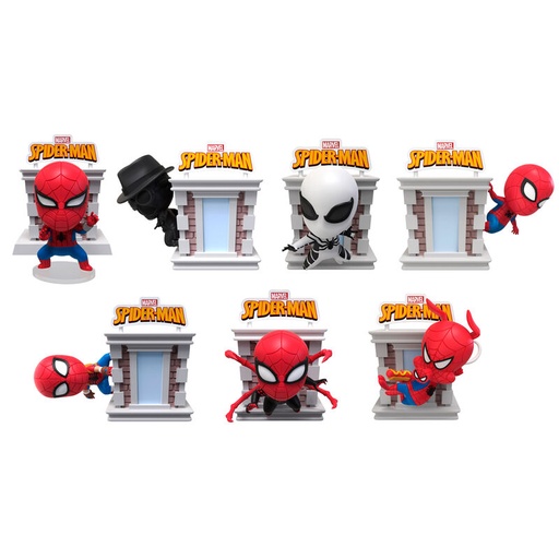 [10843309199887] Figura sorpresa Tower Hero Box Spiderman Marvel surtido