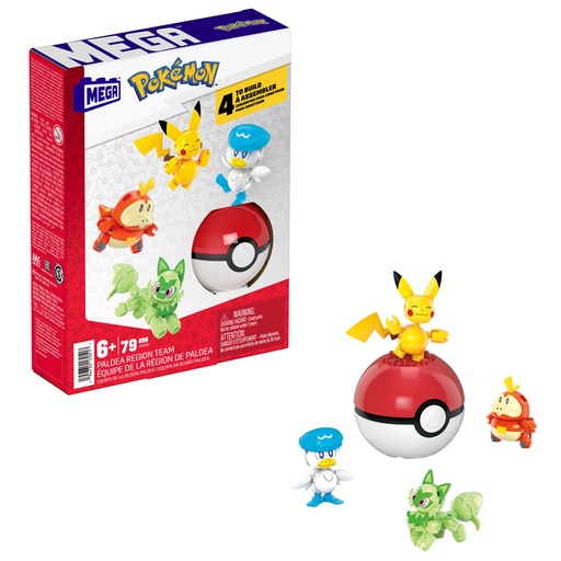 [194735170517] MEGA Construx Equipo Region Paldea Pokemon