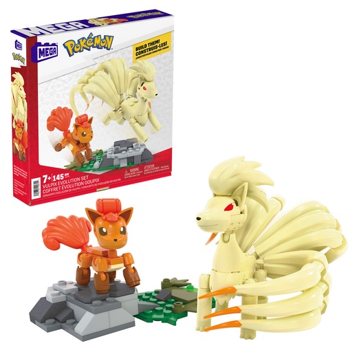 [194735190744] MEGA Construx Evolucion Vulpix Pokemon