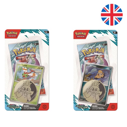 [196214121249] Blister juego cartas coleccionables Journey Together Pokemon ingles surtido