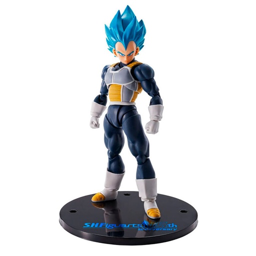 [4573102657770] Figura SH Figuarts Vegeta Super Saiyan Blue 15Th Anniversary Dragon Ball Super 14cm