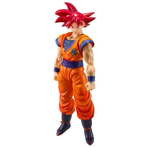 [4573102661234] Figura S.H. figuarts Super Saiyan God Son Goku Saiyan God of Virtue Dragon Ball Super 14cm