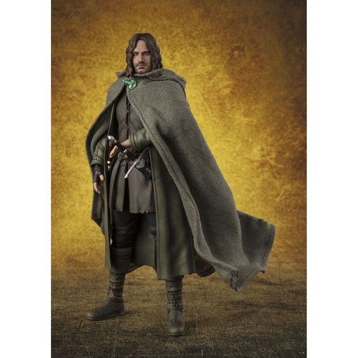 [4573102675644] Figura S.H. Figuarts Aragon La Comunidad del Anillo El Señor de los Anillos 15cm