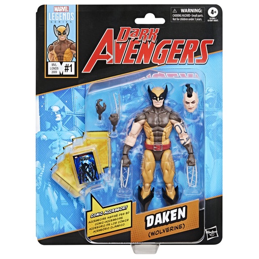 [5010996290953] Figura Daken Wolverine Dark Avengers Marvel Legends 15cm
