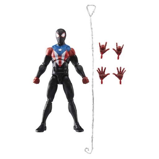 [5010996300515] Figura Miles Morales Boricua Suit Spider-Man 2 Marvel Legends 15cm