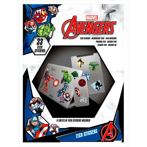 [5050293474045] Set 33 vinilos Vengadores Avengers Marvel