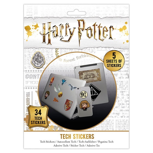 [5050293474076] Pegatinas vinilo Harry Potter