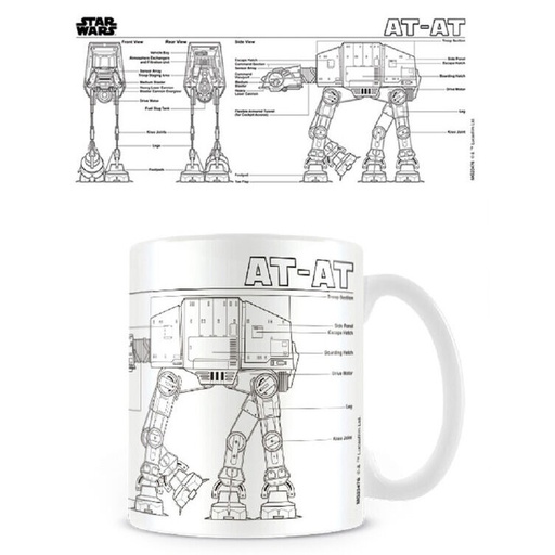 [5050574234764] Taza AT-AT Sketch Star Wars