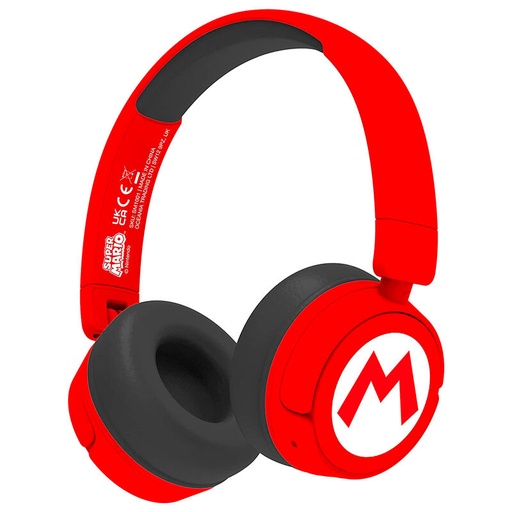 [5055371625975] Auriculares inalambricos infantiles Logo Super Mario Bros