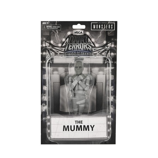 [634482048610] Figura The Mummy Black &#38; White Toony Terrors Universal Monsters 15cm