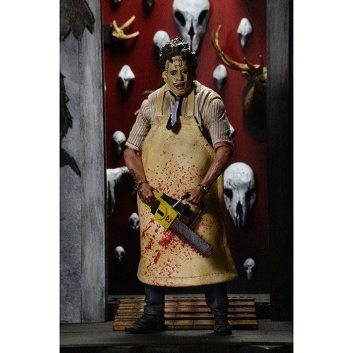 [634482397480] Figura Retro Ultimate Leatherface 40th Anniversary La Matanza de Texas 18cm