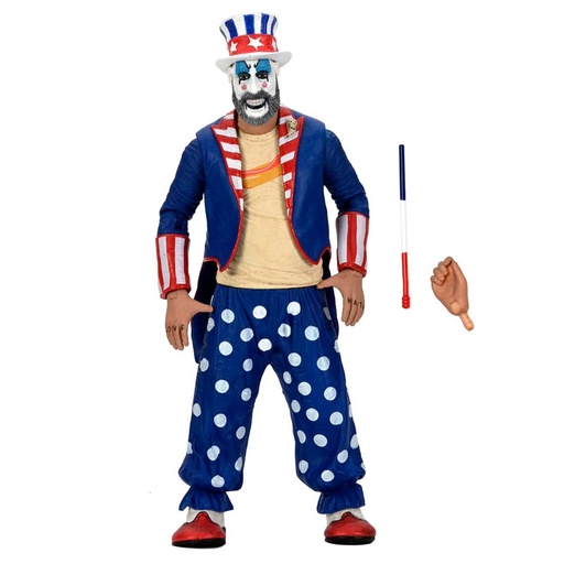 [634482399354] Figura Captain Spaulding Tailcoat 20th Anniversary House of 1000 Corpses 18cm