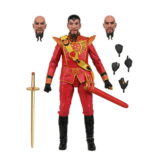 [634482426227] Figura Ultimate Ming Red Military Outfit Flash Gordon 1980 18cm
