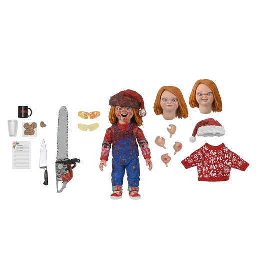 [634482429952] Figura Ultimate Chucky Holiday Chucky 18cm