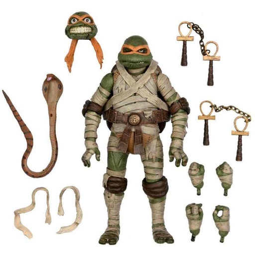 [634482541876] Figura Ultimate Michelangelo as the Mummy Las tortugas Ninja 18cm