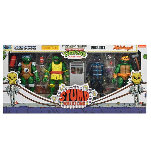 [634482544693] Blister 4 figuras Tortugas Ninja Stump Wrestling Teenage Mutant Ninja Tortugas Ninja 18cm
