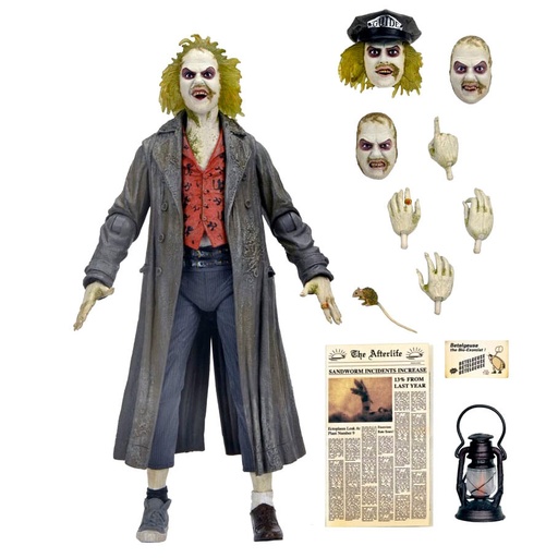 [634482606247] Figura Ultimate Beetlejuice: Tour Guide The Bio-Exorcist Beetlejuice 1988 18cm