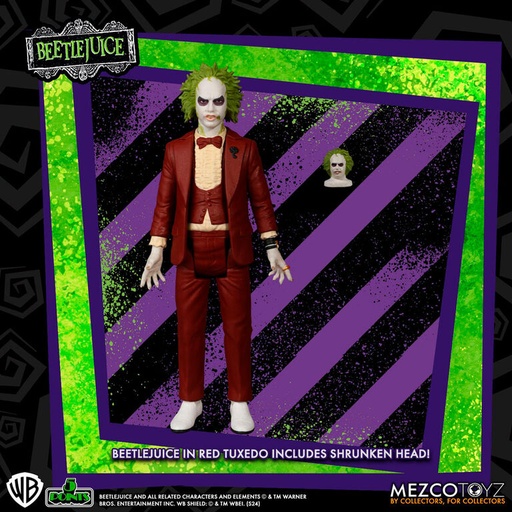 [696198180343] Figura Beetlejuice Red Tux Suite Beetlejuice 9,5cm