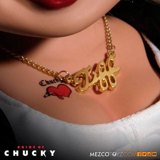 [696198780154] Figura Tiffany La Novia de Chucky parlante 38cm