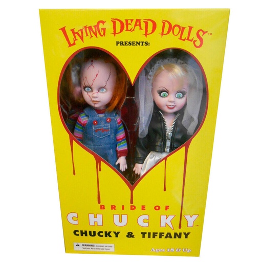 [696198942804] Set 2 muñecos Chucky and Tifanny Living Dead Dolls 25cm