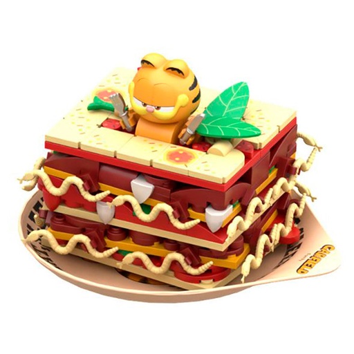 [6973817322303] Kit Construccion Lasagna Garfield 205pzs