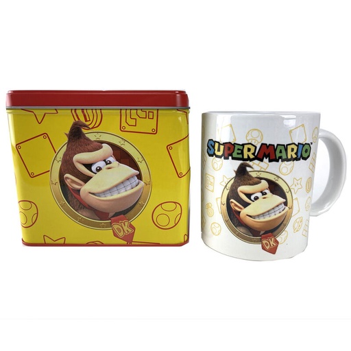 [8029085812829] Hucha + taza Donkey Kong Super Mario Bros Nintendo