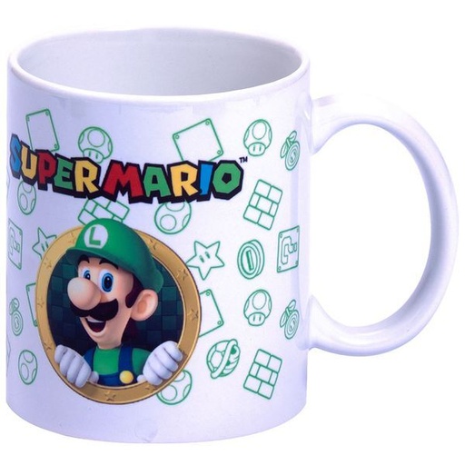 [8029085817251] Hucha + taza Luigi Super Mario Bros Nintendo