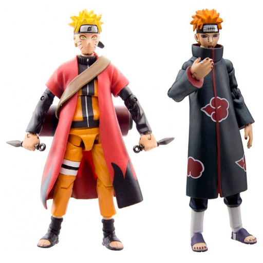 [819872012772] Set figuras Naruto vs Pain Sage Mode 25th Anniversary Naruto Shippuden 10cm