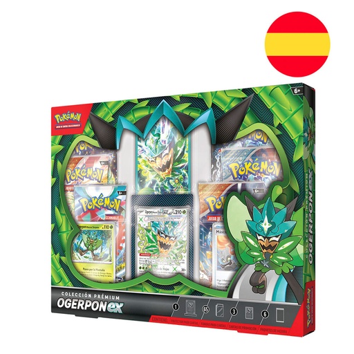 [820650505317] Estuche juego cartas coleccionables Ogerpon EX Pokemon español