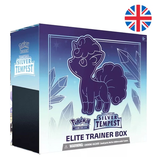 [820650851070] Estuche juego cartas coleccionables Silver Tempest Sword &#38; Shield Pokemon ingles