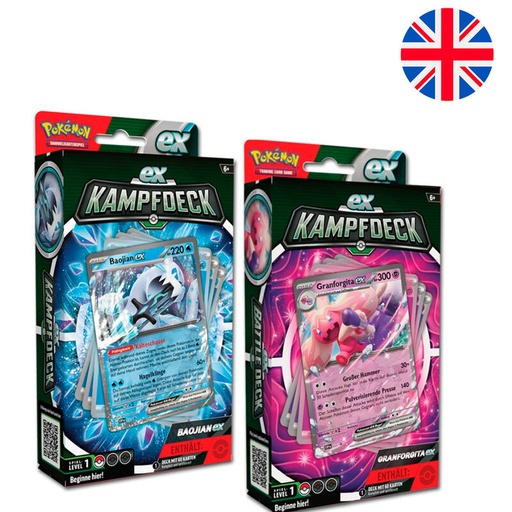 [820650852404] Baraja juego cartas coleccionables Kampfdeck Pokemon surtido ingles