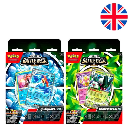 [820650852589] Baraja juego cartas coleccionables Mazo de batalla de lujo Pokemon ingles