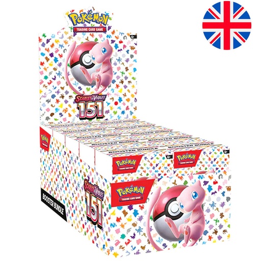 [820650853210] Juego cartas coleccionables 151 Escarlata y Violeta Pokemon ingles