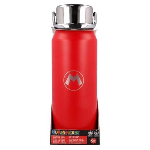 [8412497013746] Botella termo acero inoxidable Super Mario Bros Nintendo 505ml