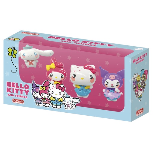 [8412906904214] Blister 4 figuras Hello Kitty Friends