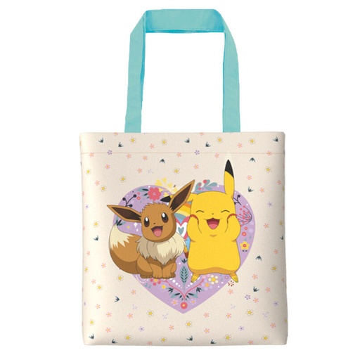 [8426842111544] Bolsa shopping Flowers Pokemon 38cm