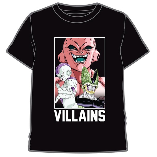 [8435073771434] Camiseta Villanos Dragon Ball Z adulto