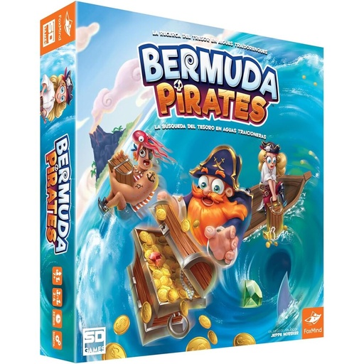 [8435450254789] Juego de mesa Bermuda Piratas español