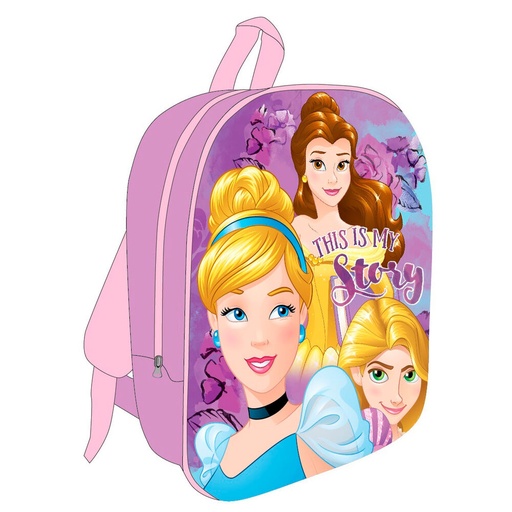 [8720193931241] Mochila 3D Princesas Disney 30cm