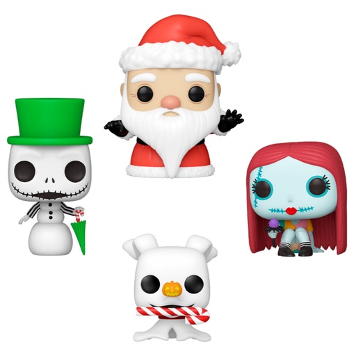 [889698739115] Arbol con 4 figuras Pocket POP Disney Pesadilla Antes de Navidad Holiday Exclusive